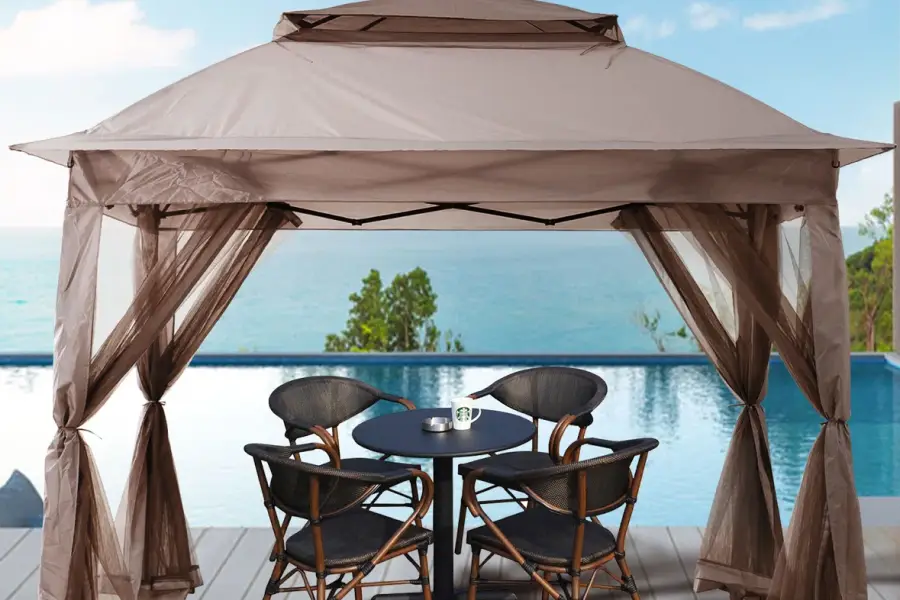 pop up garden gazebo